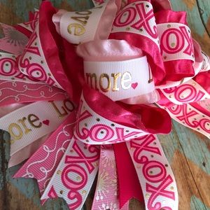 8in girls hair bow. Hand made by me.